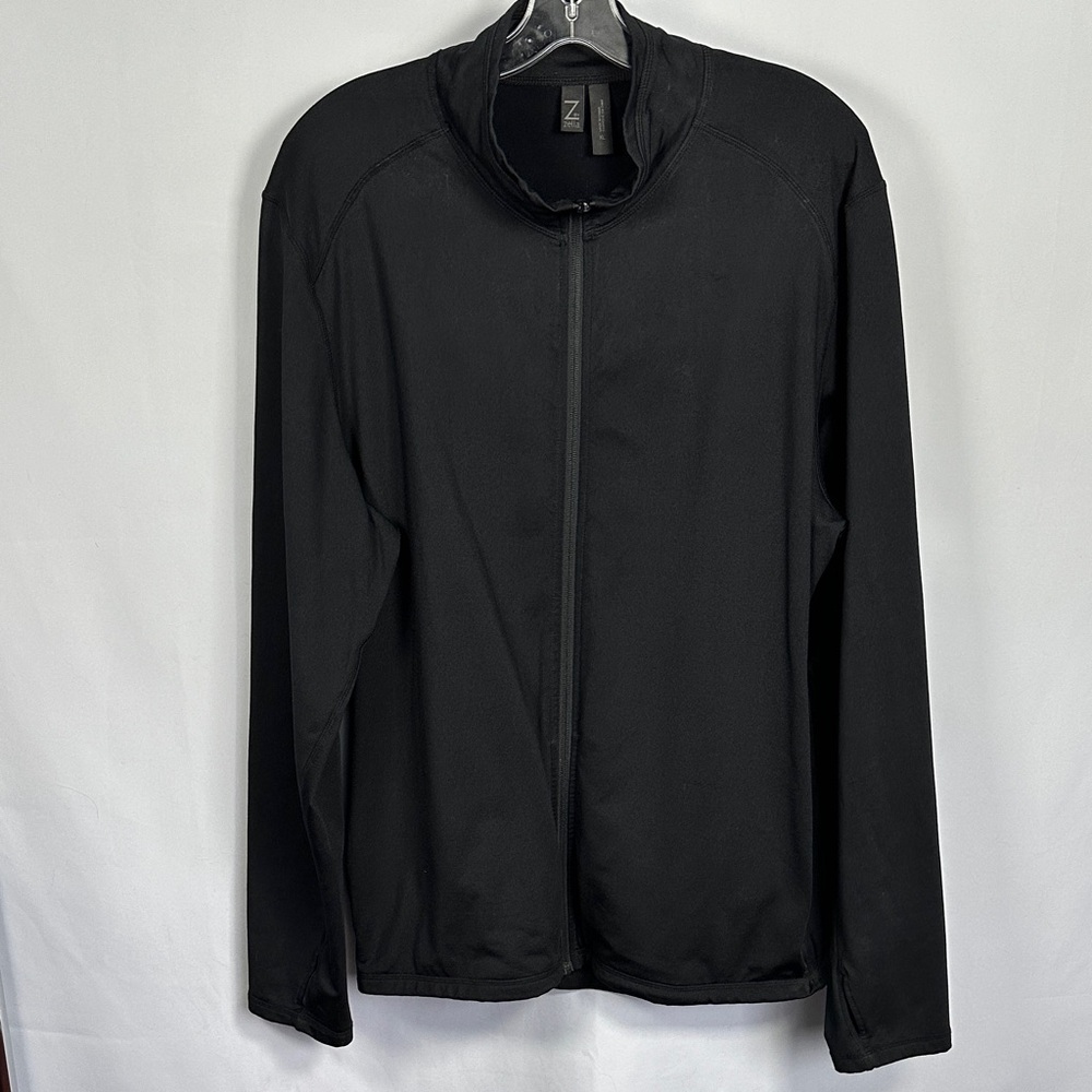Zella Black Full Zip Athletic Jacket | Size XL | Lightweight Performance